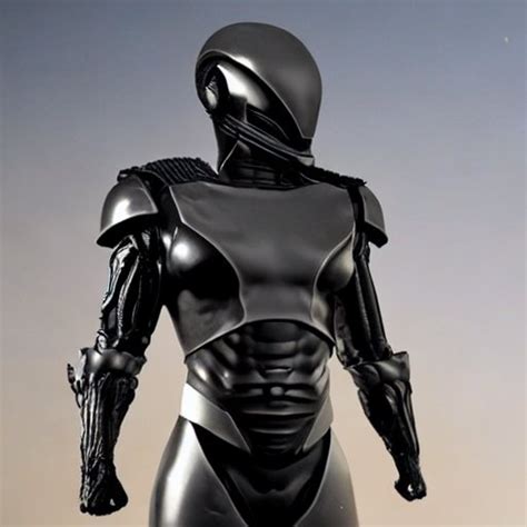 Stabilityaistable Diffusion · Alien Black Armor Helmet Superhero Man