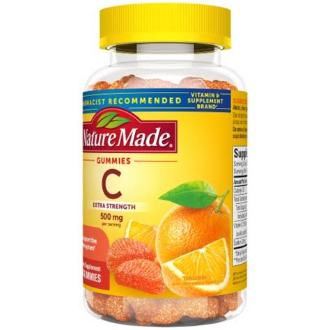 Nature Made Extra Strength Tangerine Flavor Vitamin C Gummies Mg