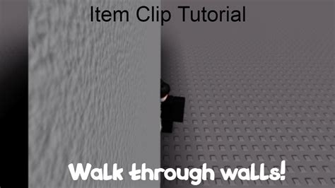 Roblox Item Clip Tutorial Youtube