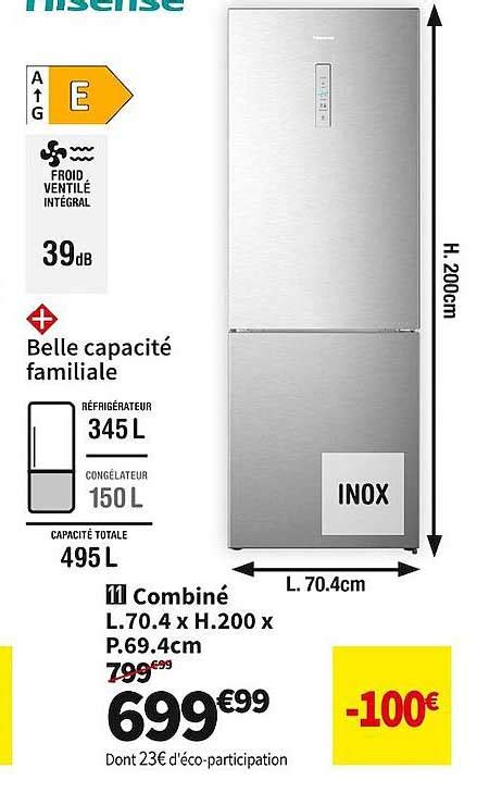 Promo Combiné Hisense chez Conforama iCatalogue fr