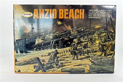 Anzio Beach Plastic Model Sealed Kit By Aurora