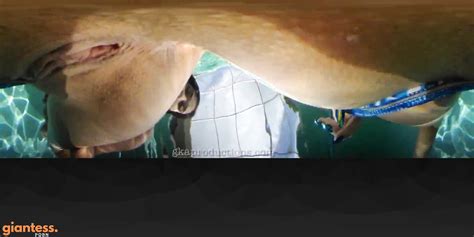 Giantess Requests Sexy Underwater Tease With Nude Giantess Sorceress