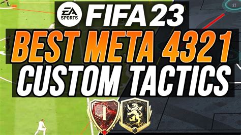 Best Meta Custom Tactics Instructions Fifa Youtube In