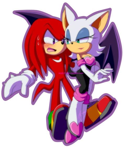 Knuckles The Echidna X Rouge The Bat Knouge Sonic The Hedgehog Sonic Rouge The Bat