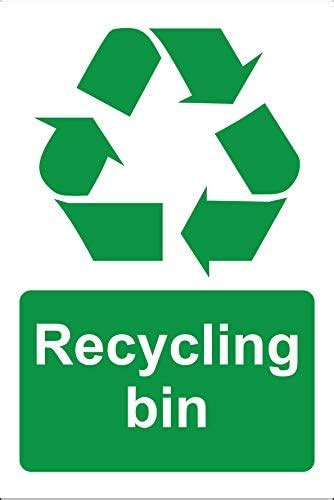 Mixed Recycling Bin Sign Sticker Self Adhesive Vinyl Mm X Mm