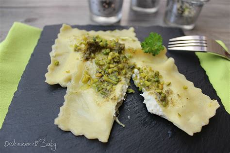 Ravioli Ricotta E Pistacchi