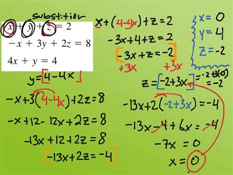 Alg System Of Eqs With Three Variables Sub Math Algebra