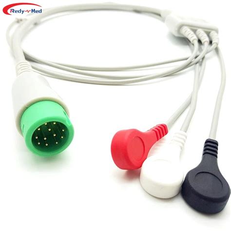 Compatible With Comen One Piece Lead Lead Ecg Cable One Piece Ecg