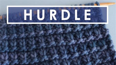 How To Knit The Hurdle Stitch With Studio Knit Knit Stitch Patterns