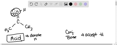 SOLVED Draw The Conjugate Base For The Following Acid Remember To