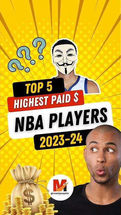 Top 5 Highest Paid Nba Players This 2023 To 2024 Season Shorts Nba