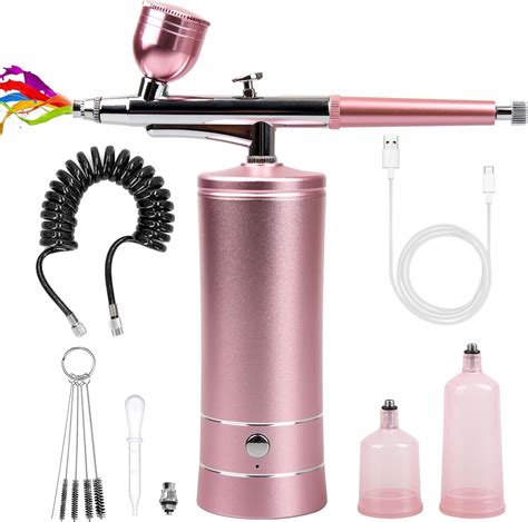 Airbrush Kit Rechargeable Cordless Airbrush Compressor Auto Handheld