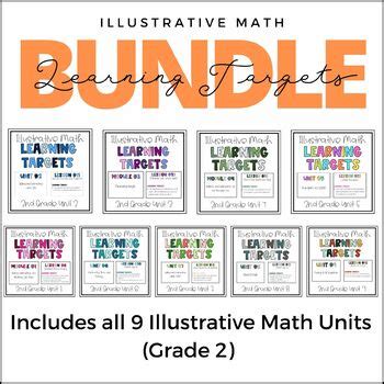 Illustrative Math Nd Grade Learning Targets Bundle Tpt