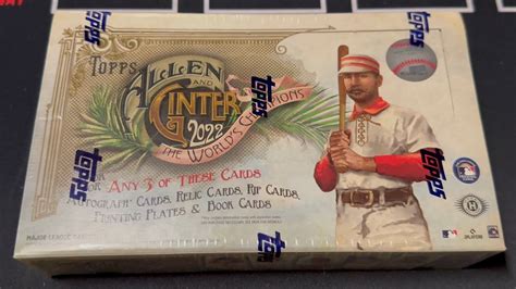 Topps Allen Ginter Hobby Box Youtube