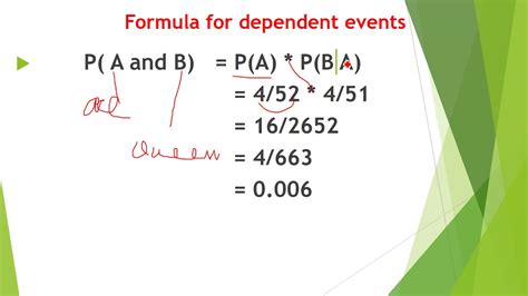 Statistics Calculate The Probability Of Dependent Event In English