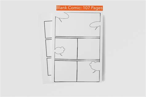 Blank Comic Book For Kids Create Your Own Comics Blank Comic Book