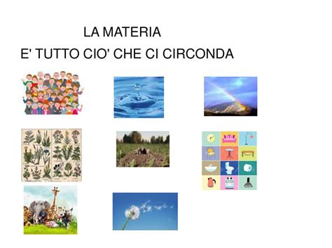 La Materia Ppt Scaricare