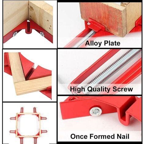 Pcs Serre Joints Angle Droit De Degr S Serre Joint Angle Droit