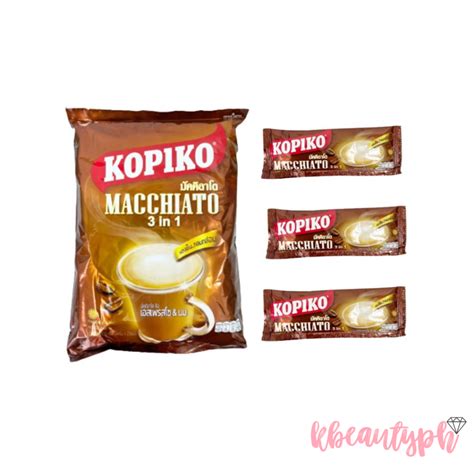 Kopiko Macchiato 3 In 1 Instant Coffee Mix 10 Or 20 Sachets Per Pack