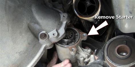 How To Replace An Automotive Engine Starter Motor