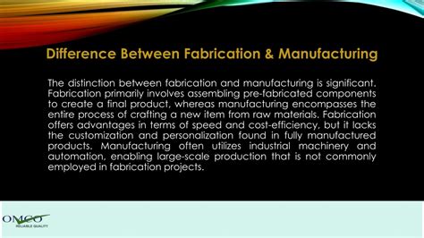 Ppt Fabrication Verses Manufacturing Production Powerpoint Presentation Id 12205931