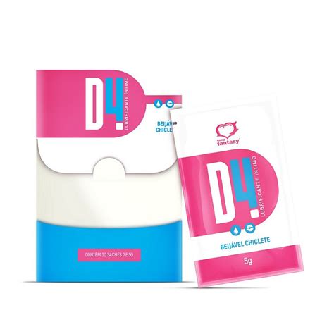 SACHÊ D CHICLETE LUBRIFICANTE g Desinibida Lingerie