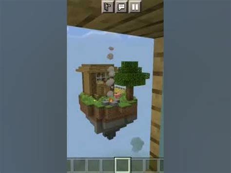 ~🍀Летающий остров с домом и озером🍀~ #minecraft #майнкрафт # ...