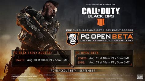 Call Of Duty Black Ops 4 Estas Son Las Fechas Clave De Las Betas En