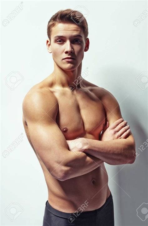 Muscular Guy Crossing Arms Male Pose Reference Human Poses Reference