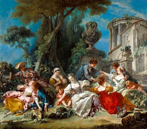 The Bird Catchers (Getty Museum) | Rococo art, Art prints, Painting reproductions