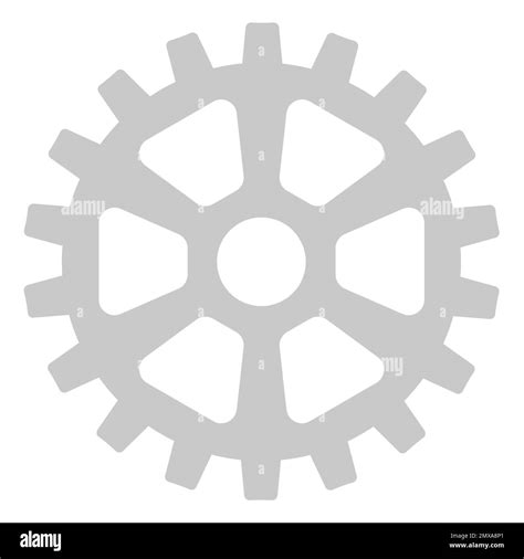 Illustration Of Cogwheel For Gear Mechanism On White Background Stock