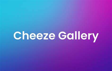 Cheeze Gallery Figma