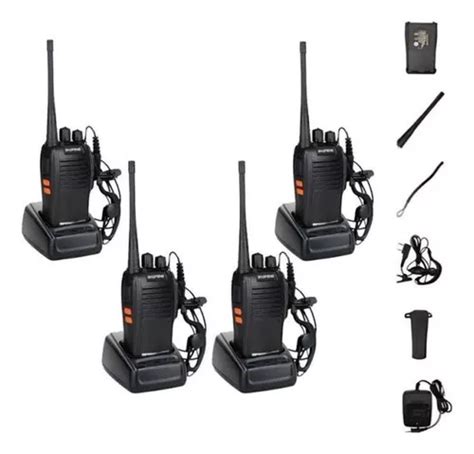 Kit Radio Walk Talk Comunicador Km Ch Baofeng S Frete Gr Tis