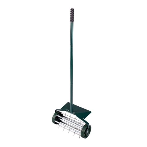 Galileo Garden Lawn Aerator With Fender Manual Roller Rolling Lawn