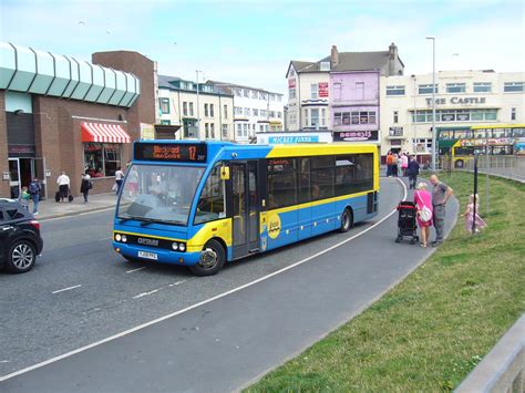 Blackpool Transport Optare Solo Yj Pfg Seen In New Bonny Flickr