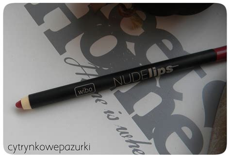 Cytrynkowe Pazurki Pomadka Wibo Glossy Nude Nr I Kredka Nude Lips Nr