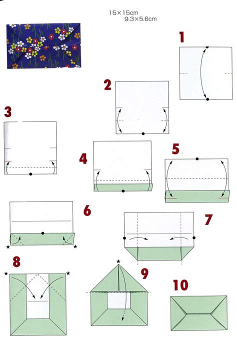 Useful Origami Envelope | Origami envelope, Useful origami, Origami diagrams