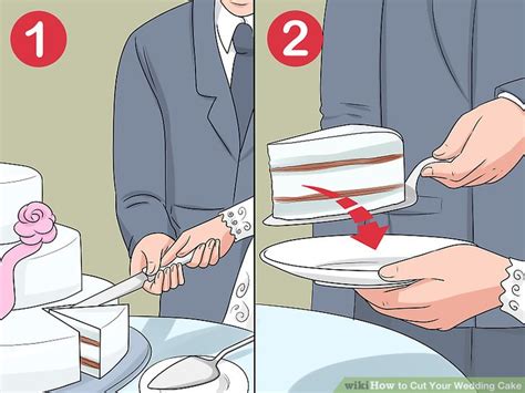 3 Ways To Cut Your Wedding Cake Wikihow