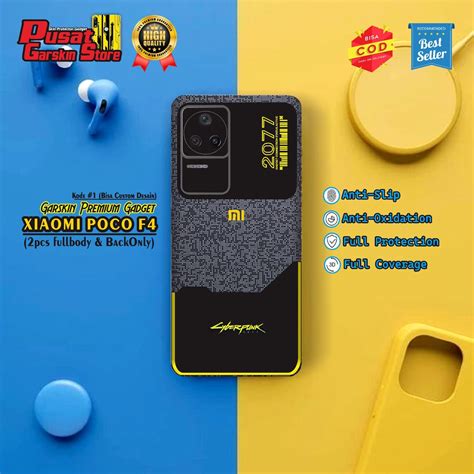 Jual Skin Poco F3 F4 Garskin Gadget Motif Asus Rog Cyberpunk 2077 Isi 2pcs Shopee Indonesia