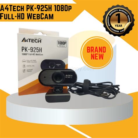 A4TECH PK-925H 1080P FULL-HD WEBCAM - Philcomp Computer Center