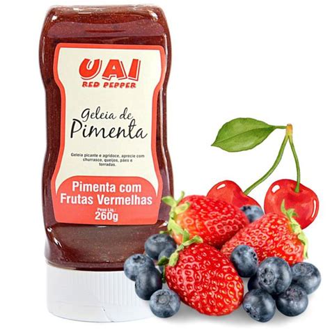 Geleia De Pimenta Frutas Vermelhas Vim Da Canastra