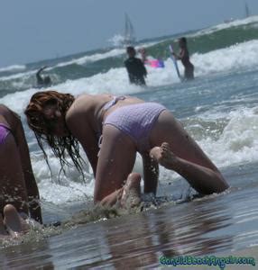 Beach Candids Nude Beach Topless Thong Bikini Page