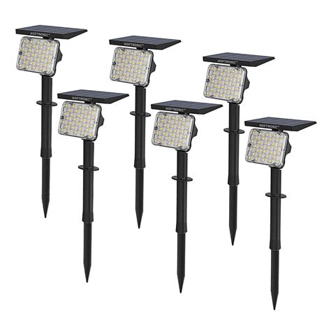 6x Eagle LED Solar Gartenstrahler mit Erdspieß Dual Color IP65