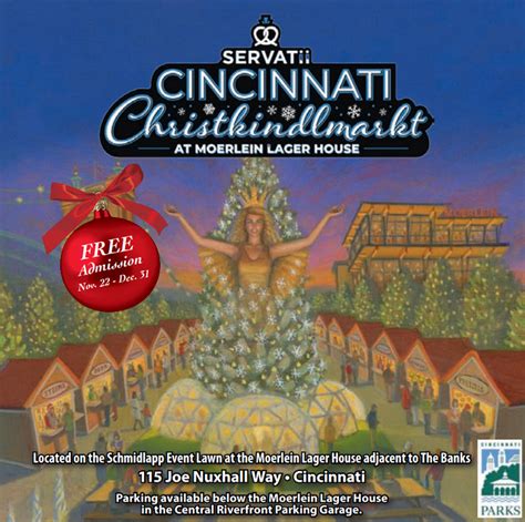 Servatii Cincinnati Christkindlmarkt In Smale Riverfront Park At The