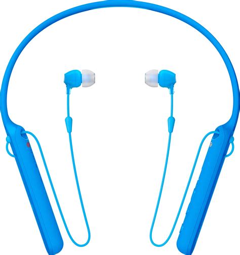 Customer Reviews Sony C400 Wireless Behind The Neck In Ear Headphones Blue Wic400l Best Buy