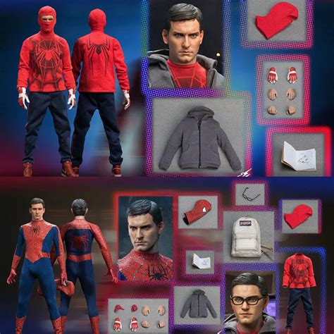 Figura de acción de Spider Boy Tobey Maguire Guarder modelo de FP