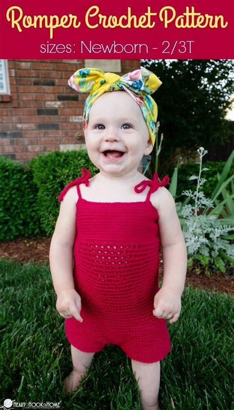 Easy Crochet Baby Romper Free Patterns Susie Harris