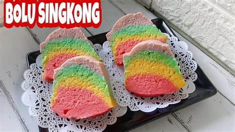 Resep Bolu Singkong Pelangi Bernas Id