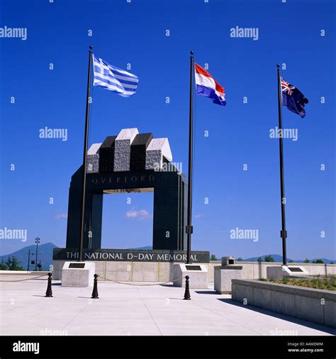 Bedford Va National D Day Memorial Overlord Arch Stock Photo Alamy