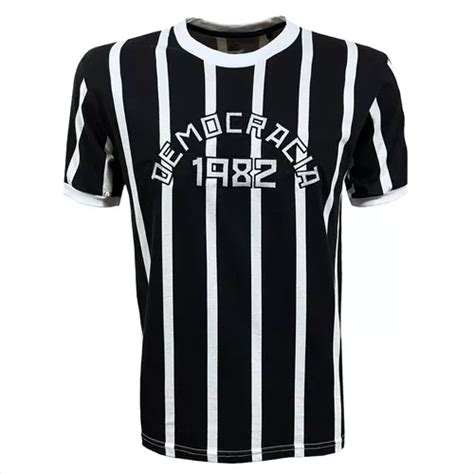 Camisa Corinthians Retrô Democracia Corinthiana 1982 Parcelamento sem